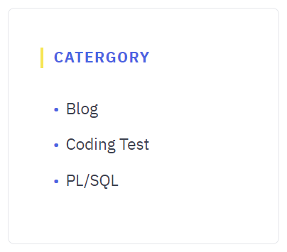 완성한 Sidebar